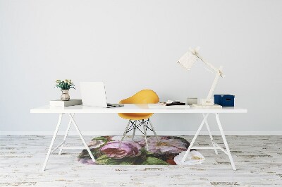 Tapis pour chaise de bureau Jardin de roses