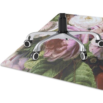 Tapis pour chaise de bureau Jardin de roses