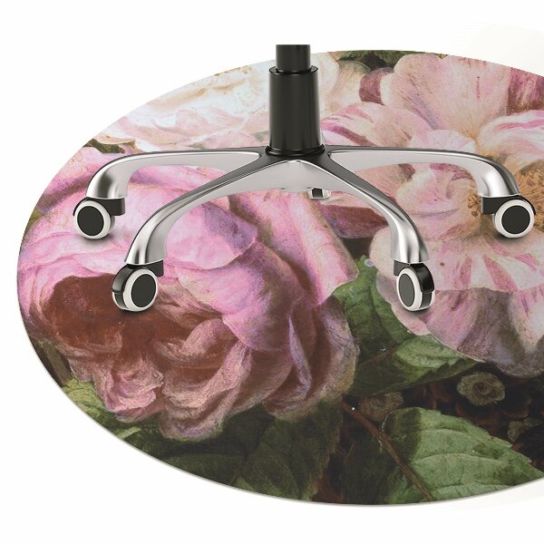 Tapis pour chaise de bureau Jardin de roses