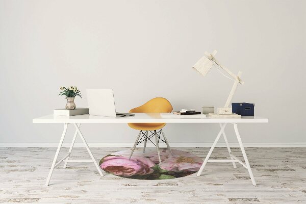 Tapis pour chaise de bureau Jardin de roses