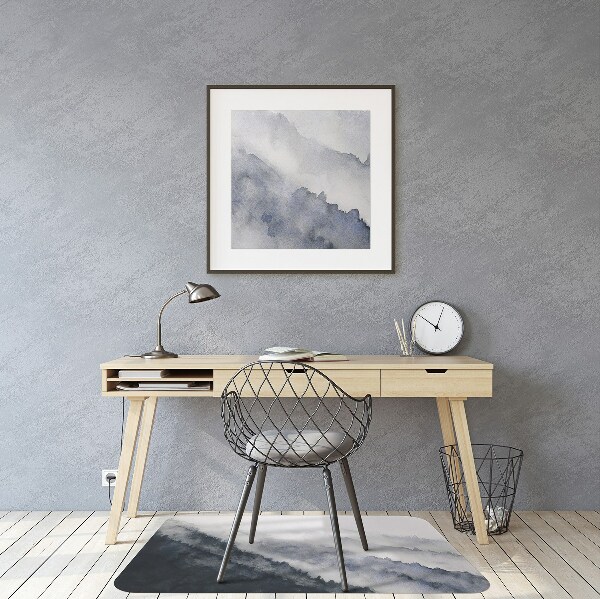 Tapis de chaise Montagnes dans le brouillard