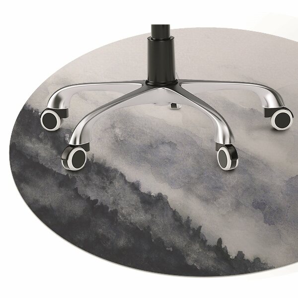 Tapis de chaise Montagnes dans le brouillard