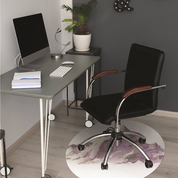 Tapis bureau Montagnes d'hiver