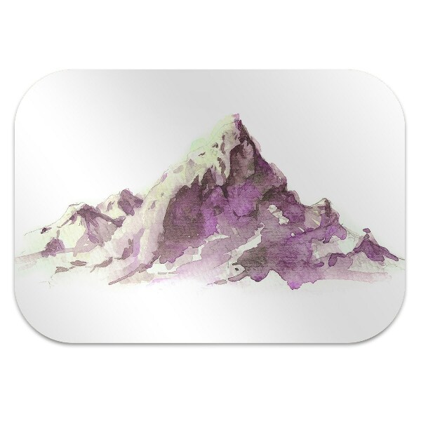 Tapis bureau Montagnes d'hiver