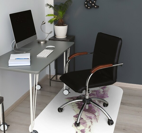Tapis bureau Montagnes d'hiver