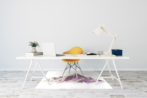 Tapis bureau Montagnes d'hiver