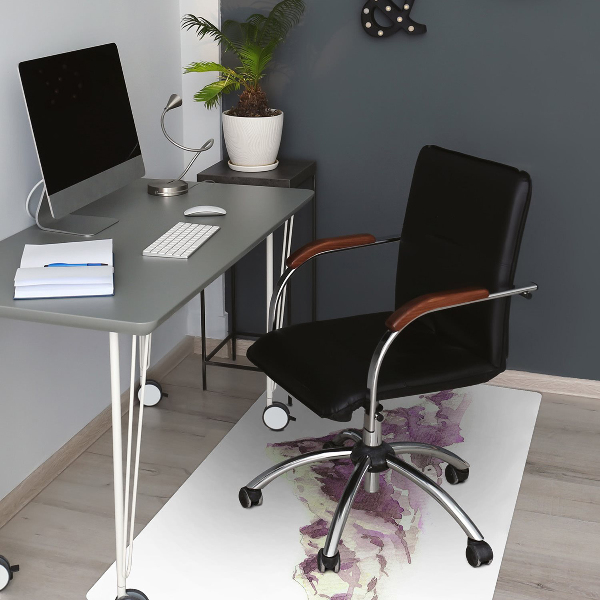 Tapis bureau Montagnes d'hiver