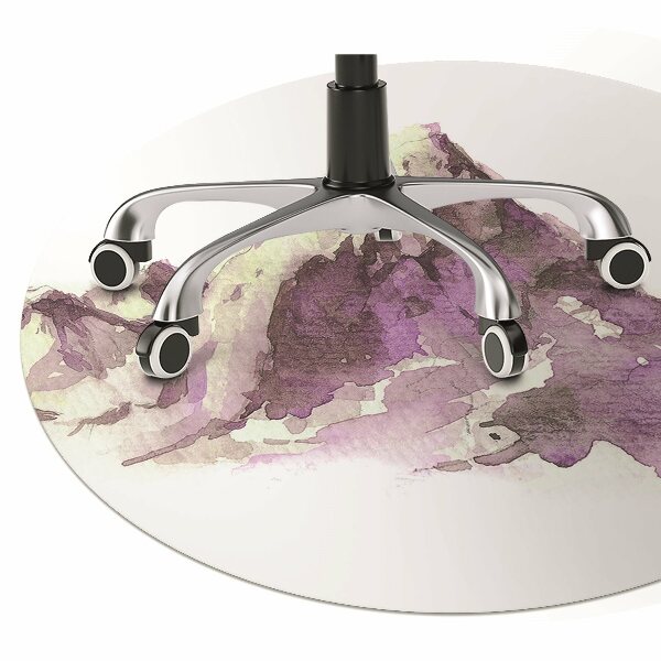 Tapis bureau Montagnes d'hiver
