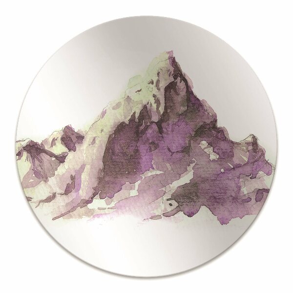 Tapis bureau Montagnes d'hiver