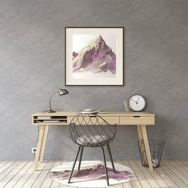 Tapis bureau Montagnes d'hiver