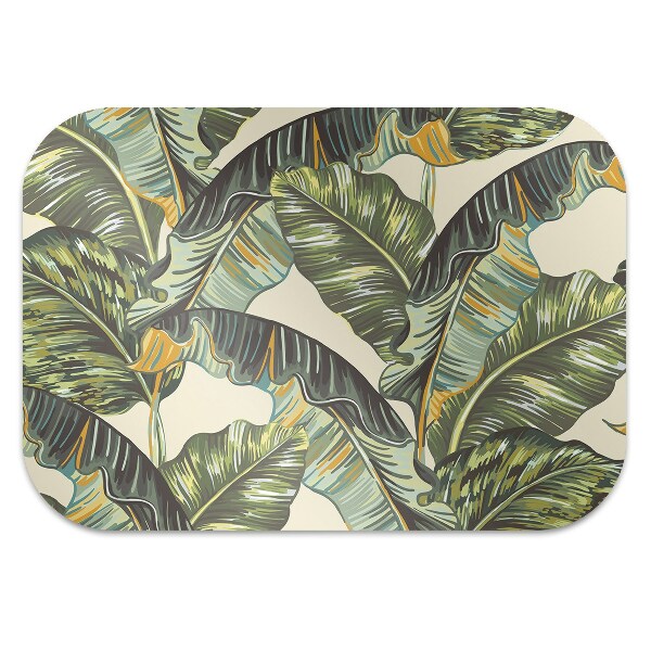 Tapis fauteuil bureau do biura Feuilles tropicales
