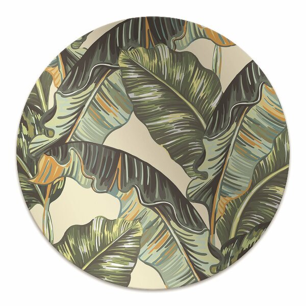 Tapis fauteuil bureau do biura Feuilles tropicales