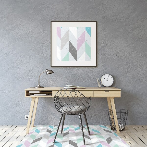 Tapis fauteuil bureau do biura Tissu à Herringbone