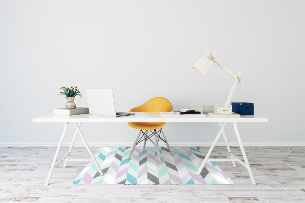 Tapis fauteuil bureau do biura Tissu à Herringbone