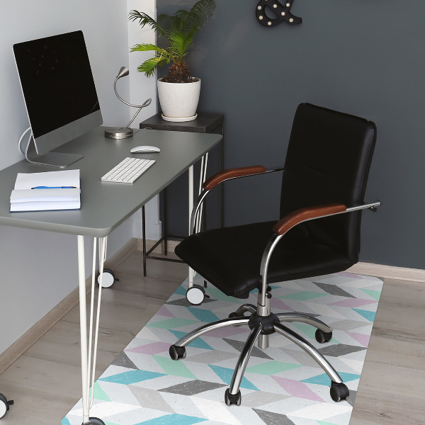 Tapis fauteuil bureau do biura Tissu à Herringbone