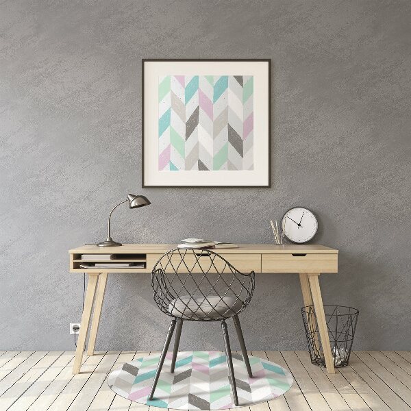 Tapis fauteuil bureau do biura Tissu à Herringbone