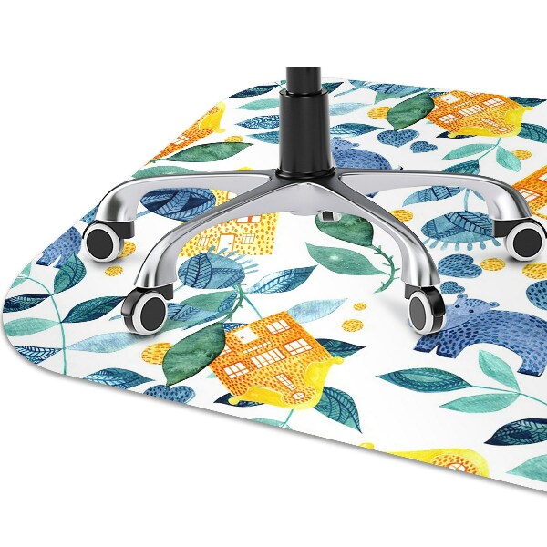 Tapis fauteuil bureau do biura Hippopotames et maisons