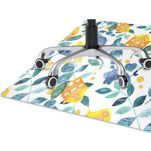 Tapis fauteuil bureau do biura Hippopotames et maisons
