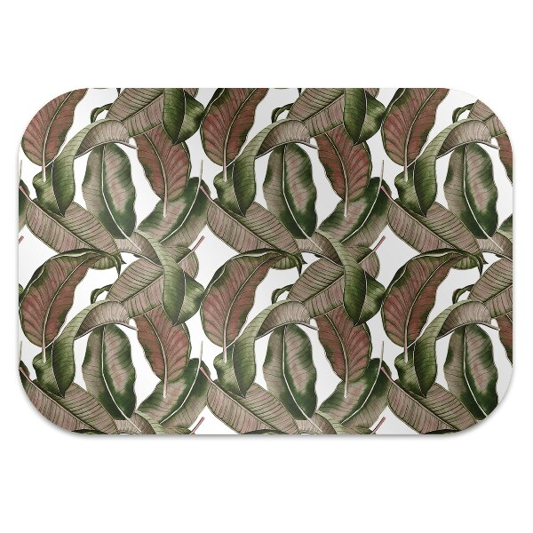 Tapis de chaise de bureau Feuille botanique
