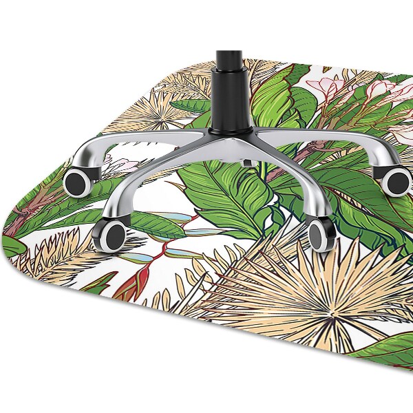Tapis pour chaise de bureau Jungle tropicale