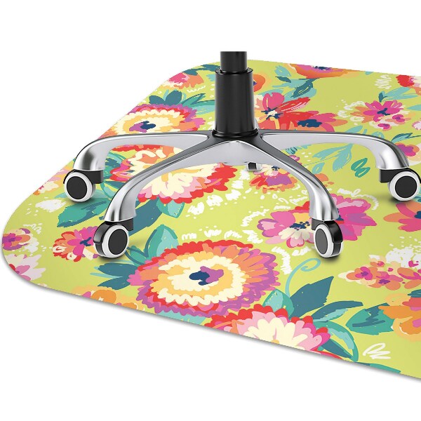 Tapis pour chaise de bureau Jardin floral
