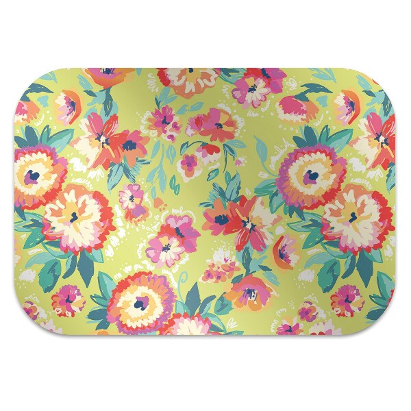 Tapis pour chaise de bureau Jardin floral