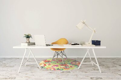 Tapis pour chaise de bureau Jardin floral