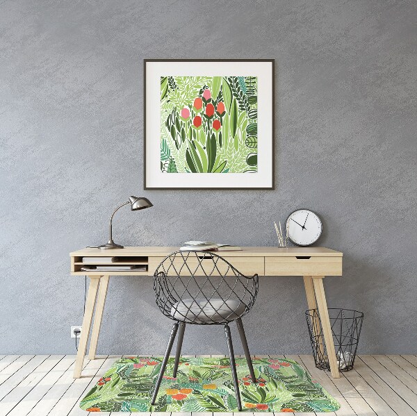 Tapis pour chaise de bureau Prairie sauvage