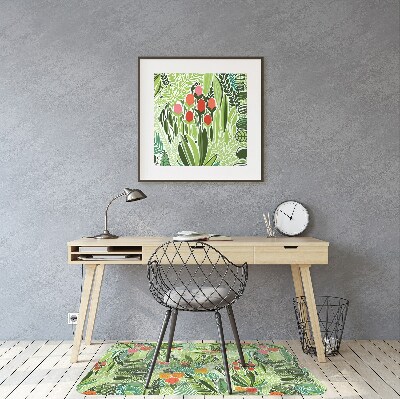 Tapis pour chaise de bureau Prairie sauvage