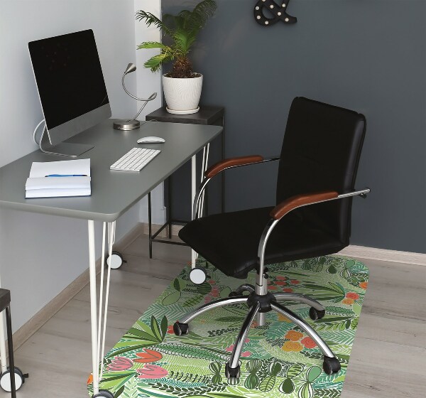 Tapis pour chaise de bureau Prairie sauvage