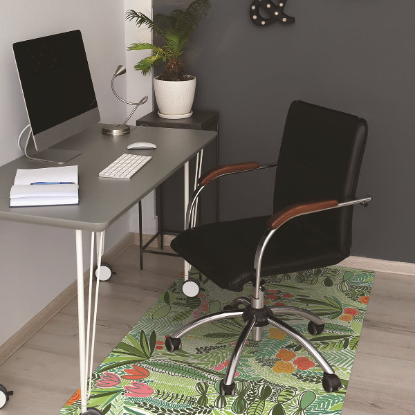 Tapis pour chaise de bureau Prairie sauvage