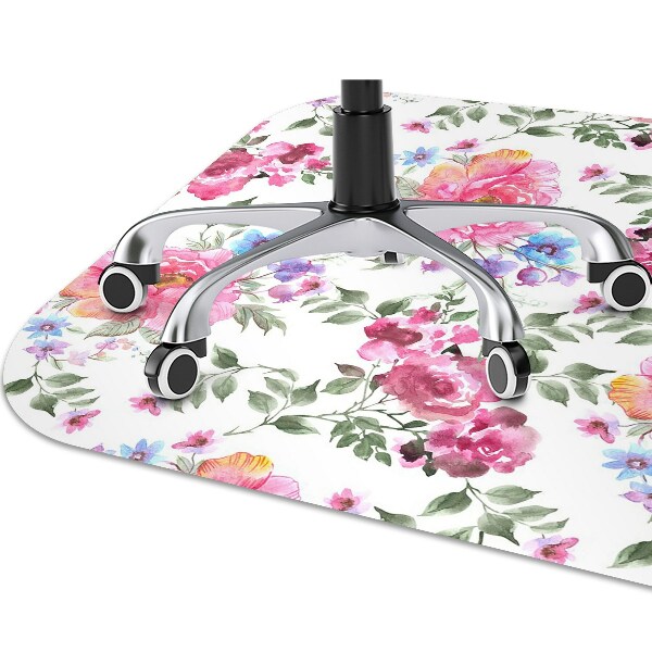 Tapis fauteuil bureau do biura Roses de style vintage