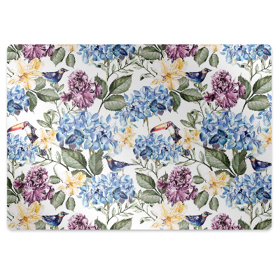 Tapis de chaise Fleurs rétro