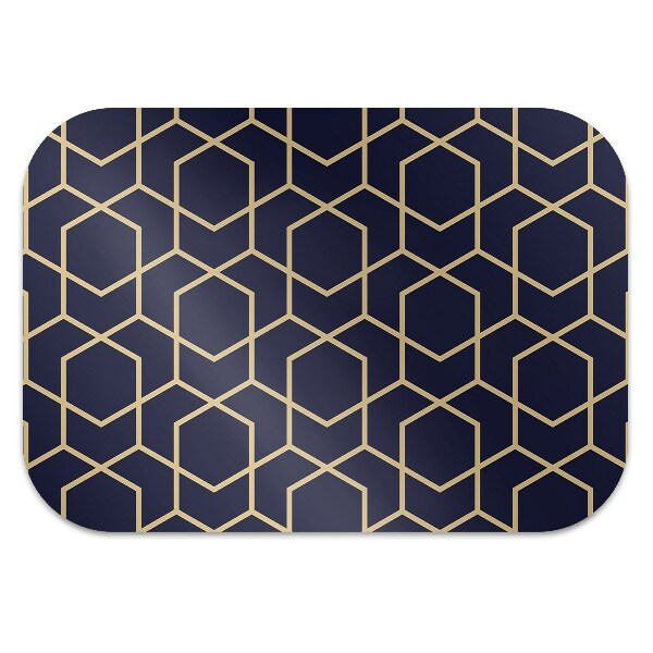 Tapis bureau Cubes foncés