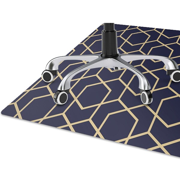 Tapis bureau Cubes foncés