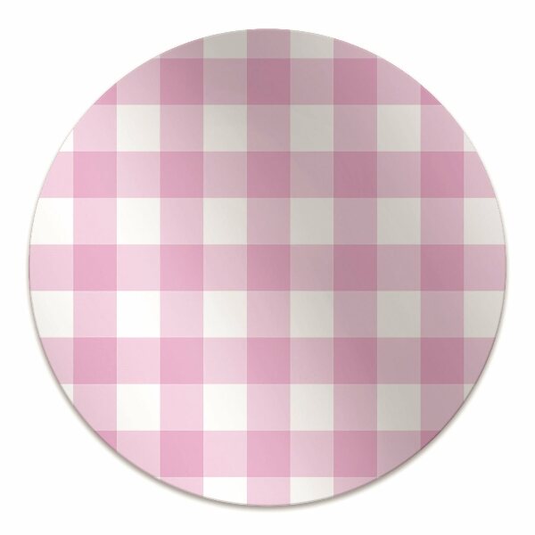 Tapis bureau Grille rose