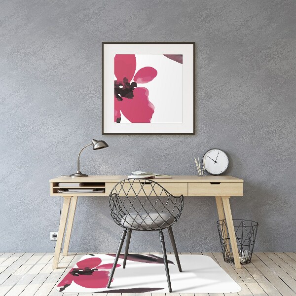 Tapis bureau Belles fleurs