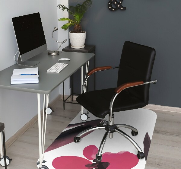 Tapis bureau Belles fleurs