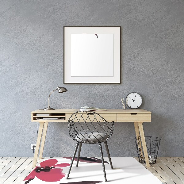 Tapis bureau Belles fleurs