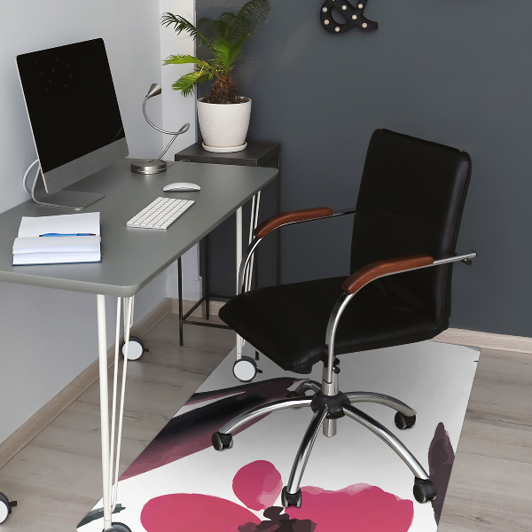Tapis bureau Belles fleurs