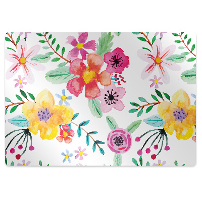 Tapis pour chaise de bureau Jardin magique