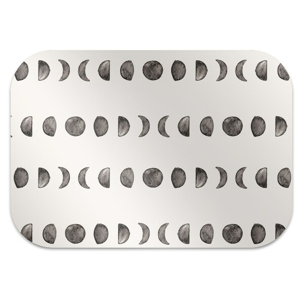 Tapis de chaise de bureau lune