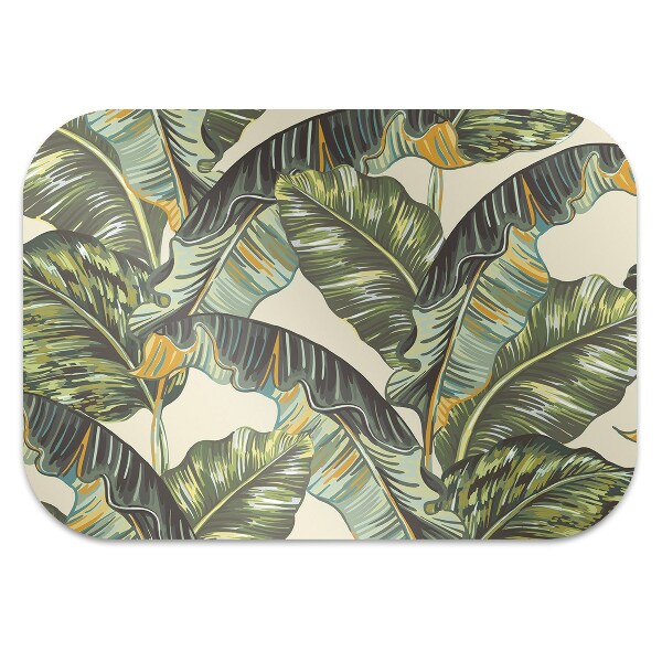 Tapis fauteuil bureau do biura Feuilles tropicales