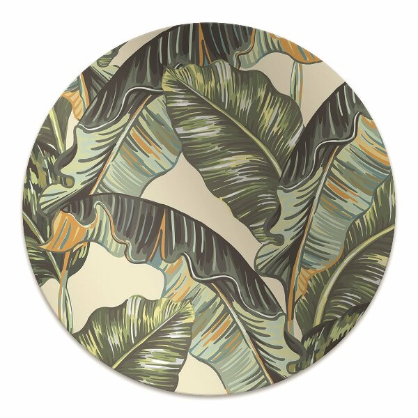 Tapis fauteuil bureau do biura Feuilles tropicales