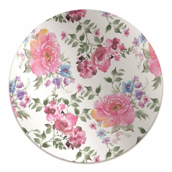 Tapis bureau Fleurs roses