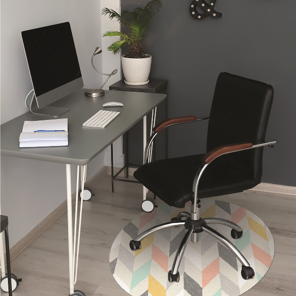 Tapis fauteuil bureau do biura Chodel pastel