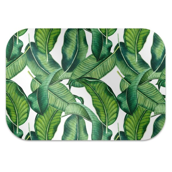Tapis protection sol Grandes feuilles vertes