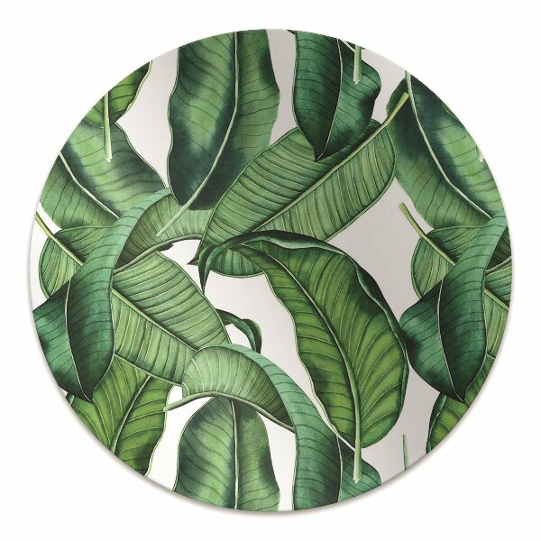 Tapis protection sol Grandes feuilles vertes