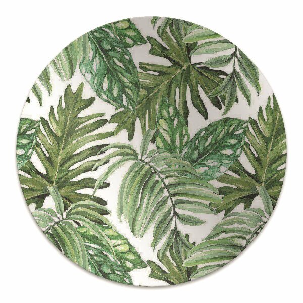 Tapis pour chaise de bureau Feuilles de la jungle