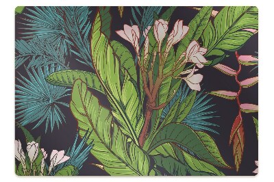 Tapis pour chaise de bureau Jungle tropicale